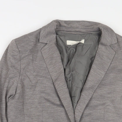 Womens UK Size 8 H&M Grey Jacket