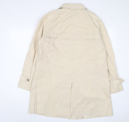 Womens UK Size 16 Fuchs Schmitt Beige Overcoat