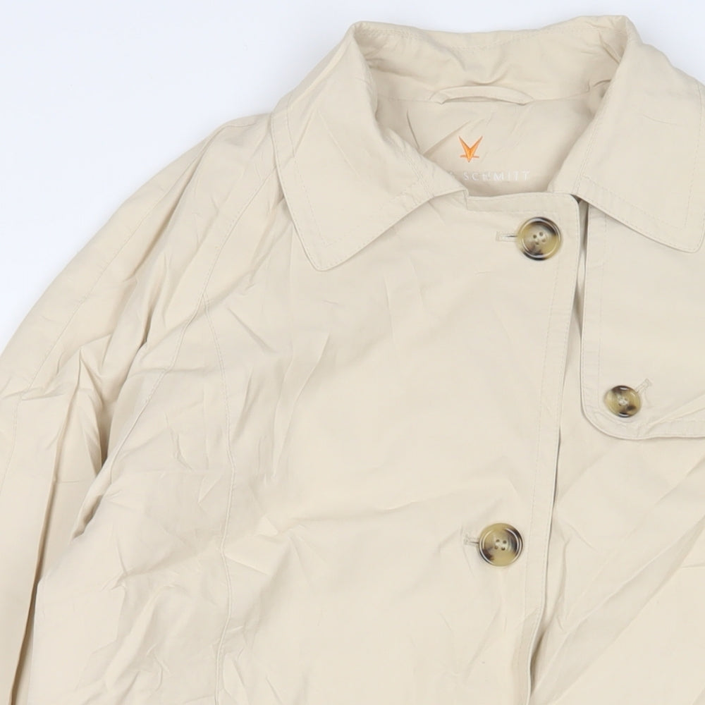 Womens UK Size 16 Fuchs Schmitt Beige Overcoat