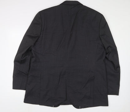 Mens UK Size 48 British Tailor Regular Grey Suit Jacket