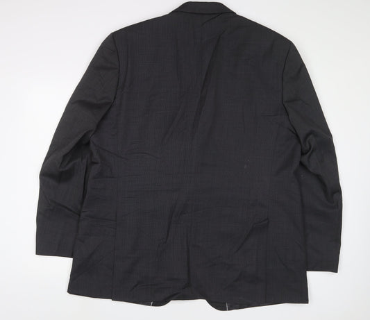Mens UK Size 48 British Tailor Regular Grey Suit Jacket
