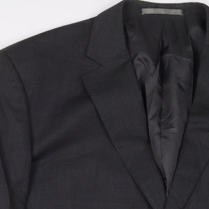 Mens UK Size 48 British Tailor Regular Grey Suit Jacket