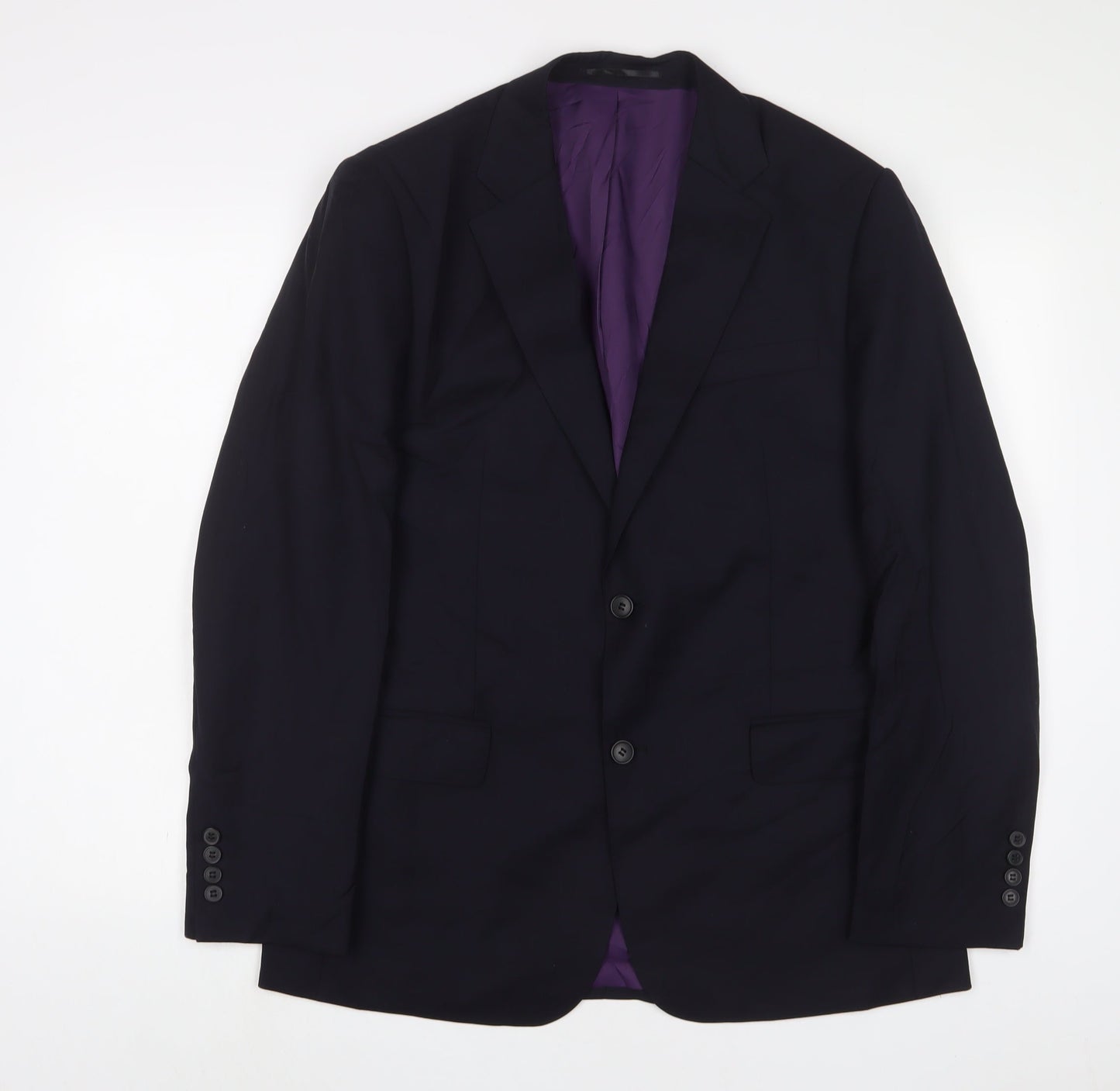 Mens UK Size 40 Paul Costelloe Regular Blue Suit Jacket