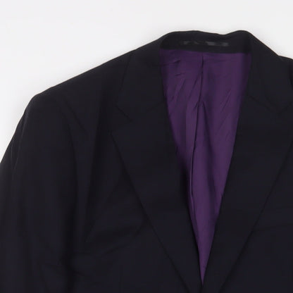 Mens UK Size 40 Paul Costelloe Regular Blue Suit Jacket