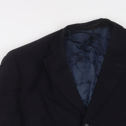 Mens UK Size 42 Marks and Spencer Regular Blue Suit Jacket