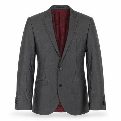 Next Mens Grey Polyester Jacket Suit Jacket Size 38 Regular