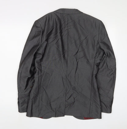 Mens UK Size 38 NEXT Regular Grey Suit Jacket