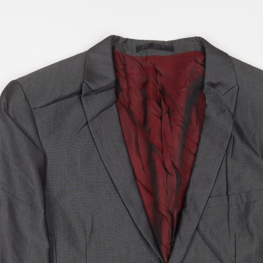 Mens UK Size 38 NEXT Regular Grey Suit Jacket
