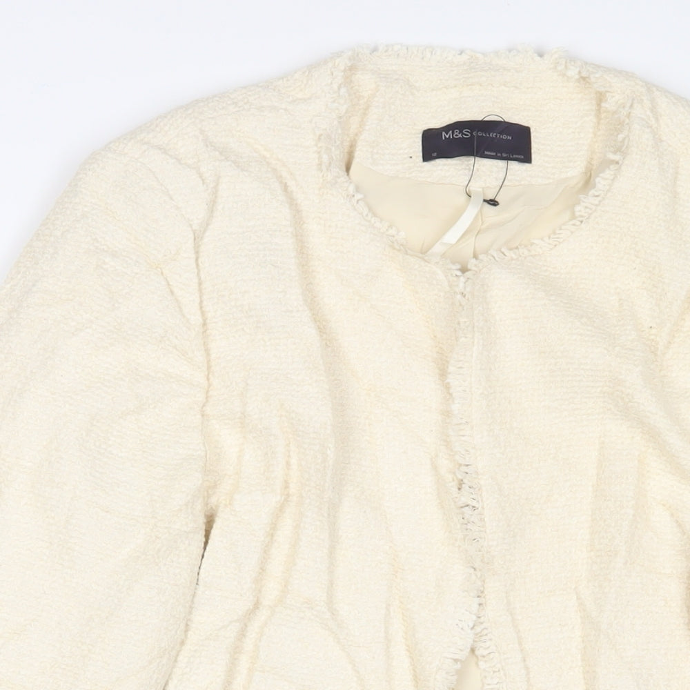 Womens UK Size 12 Marks and Spencer Beige Jacket