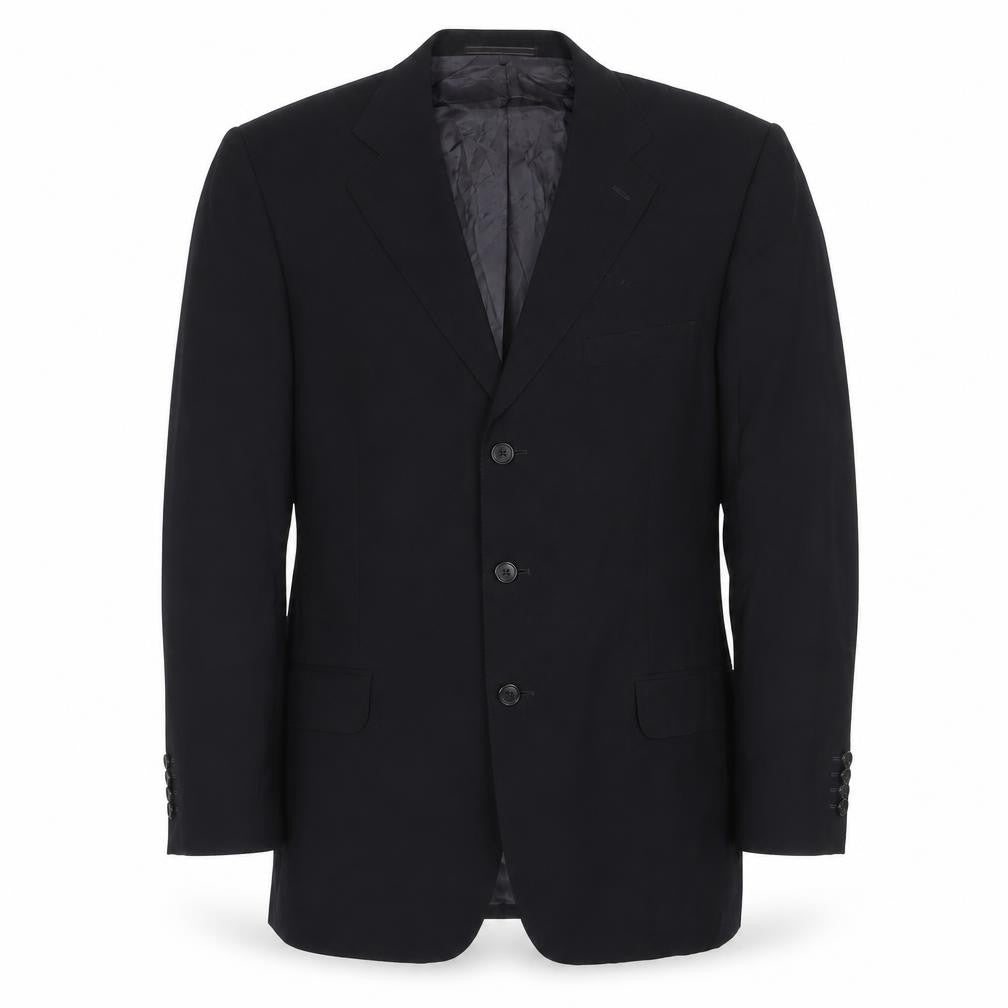 Mens UK Size 42 Ermenegildo Zegna Regular Black Suit Jacket