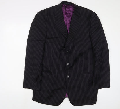 Mens UK Size 42 Racing Green Regular Blue Suit Jacket