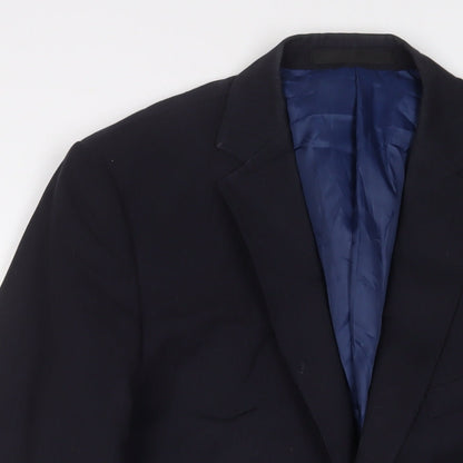 Mens UK Size 42 Marks and Spencer Regular Blue Suit Jacket