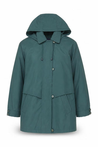 Telemac Womens Green Jacket Size S Zip