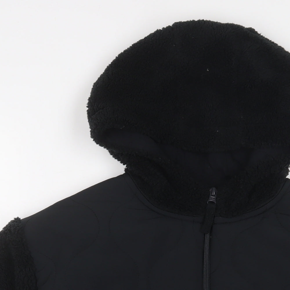 NEXT Girls Black Jacket Size 9 Years Zip