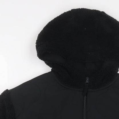 NEXT Girls Black Jacket Size 9 Years Zip