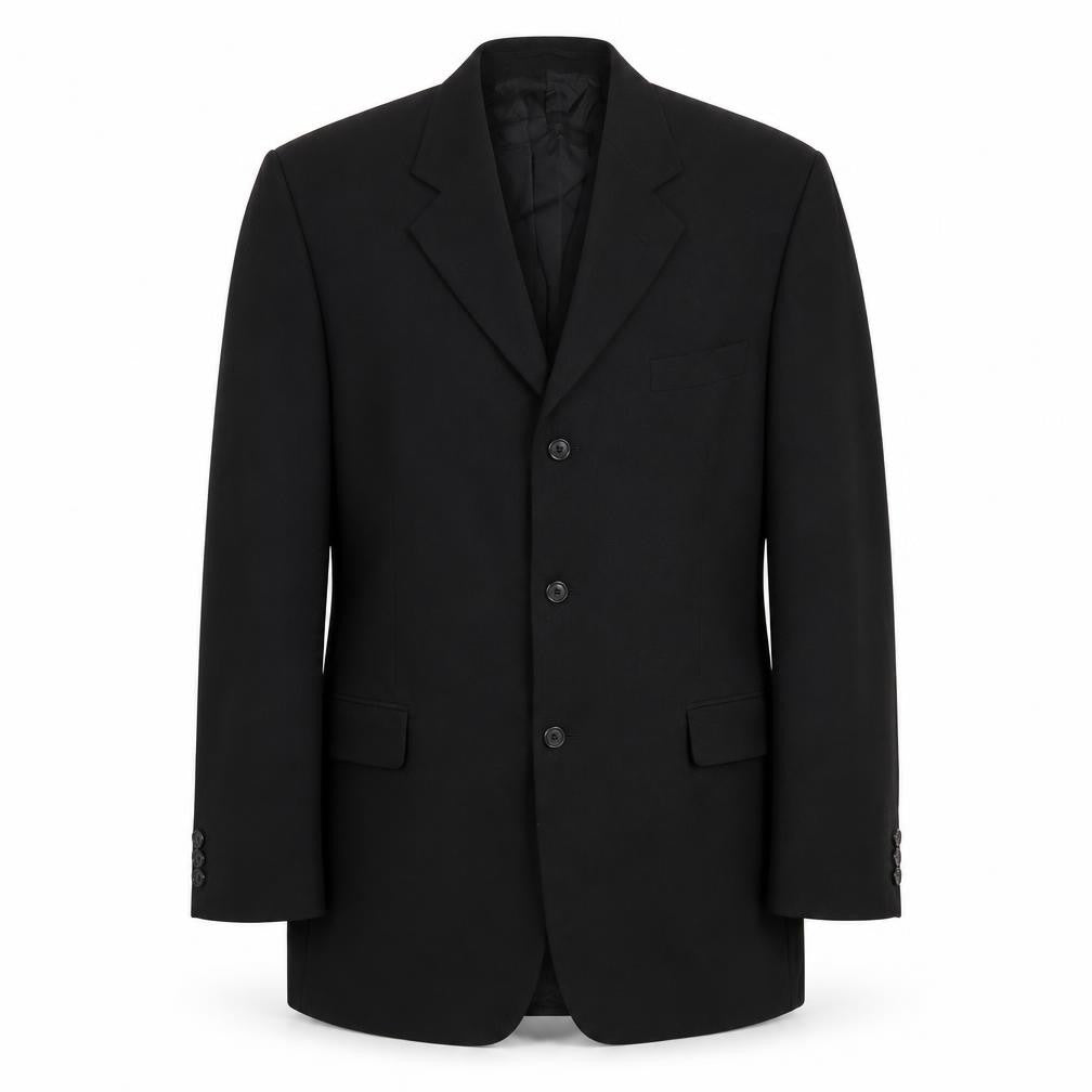 Mens UK Size 44 Jonathan Adams Regular Black Suit Jacket