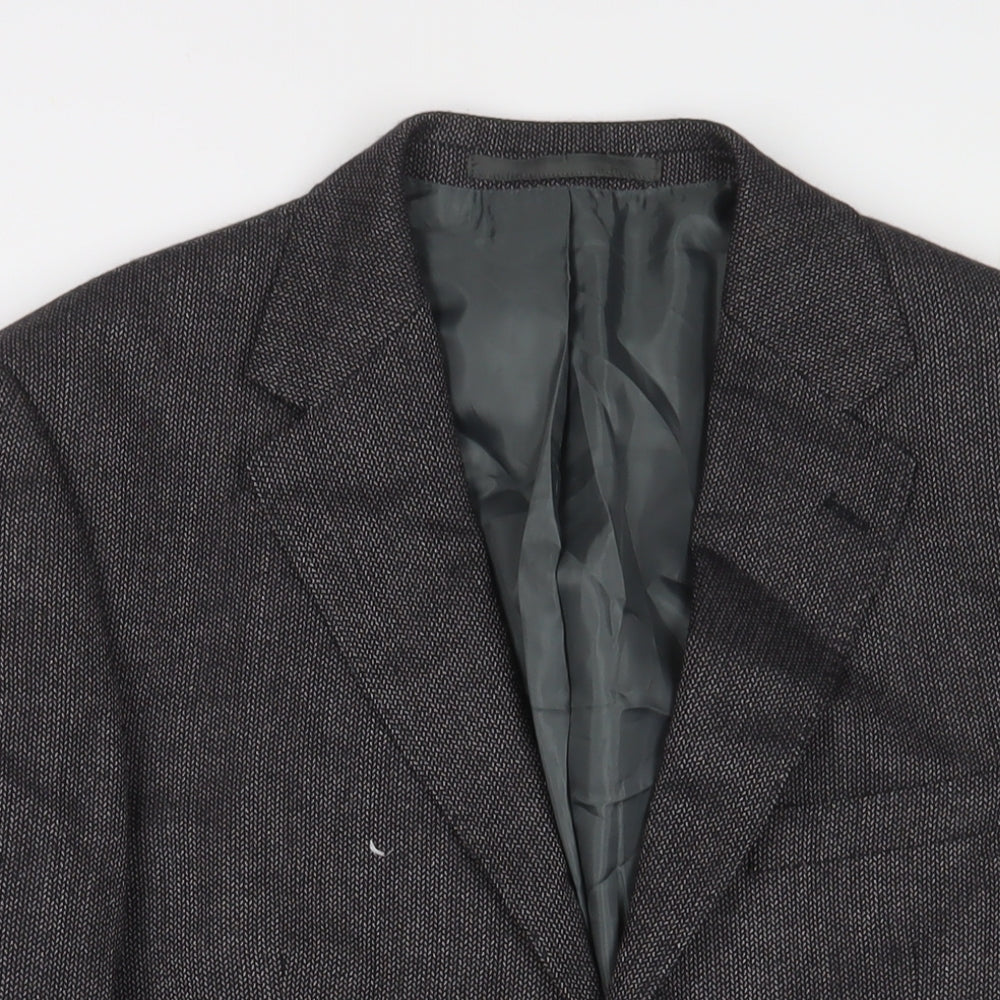 Mens UK Size 40 Marks and Spencer Regular Grey Suit Jacket