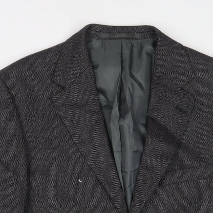 Mens UK Size 40 Marks and Spencer Regular Grey Suit Jacket