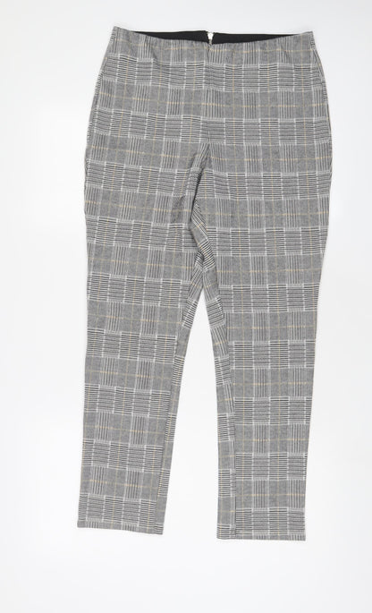 Womens UK Size L H&M Regular Fit  Grey Trousers