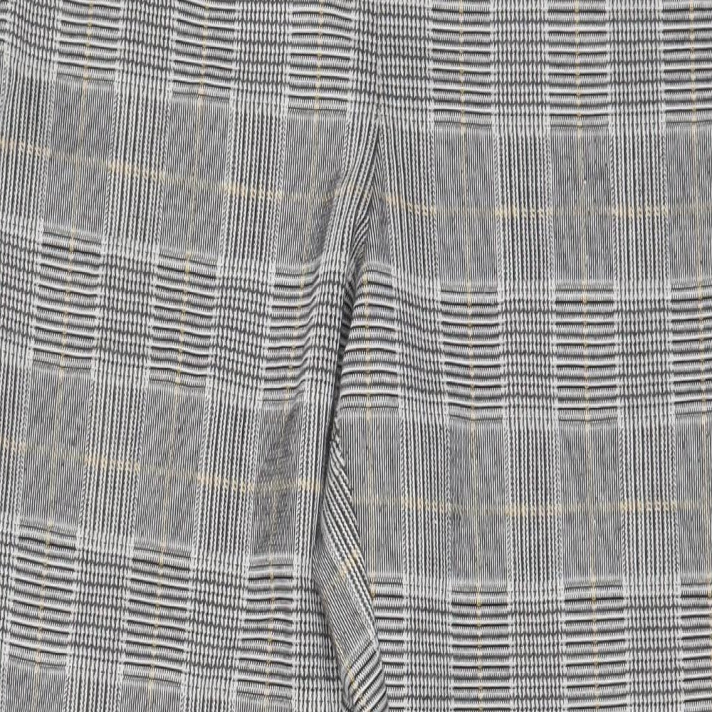 Womens UK Size L H&M Regular Fit  Grey Trousers