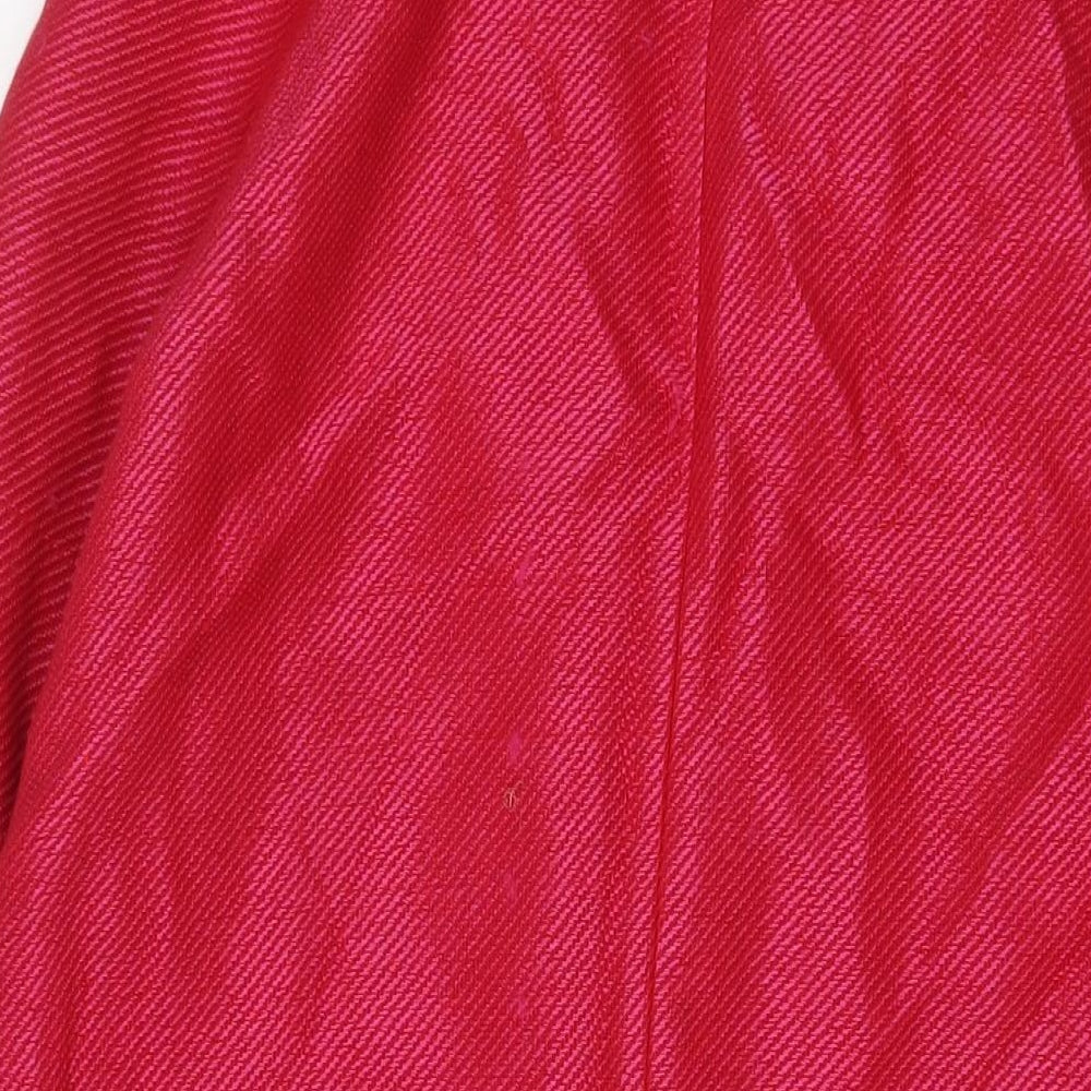 Womens UK Size 12 M&Co Pink Overcoat
