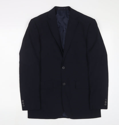 Mens UK Size 36 Debenhams Regular Blue Suit Jacket