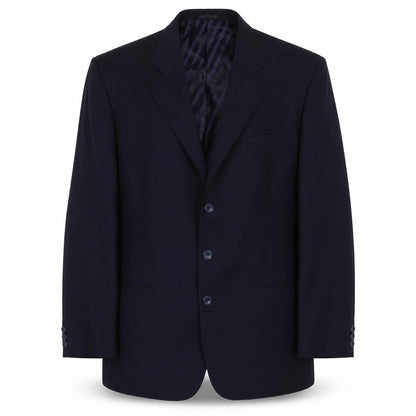 Givo Mens Blue Wool Jacket Suit Jacket Size 48 Regular