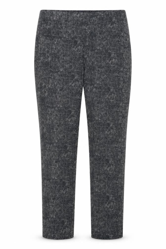 Marks & Spencer Womens Blue Cotton Trousers Size 12 L27 in Regular Hook & Eye