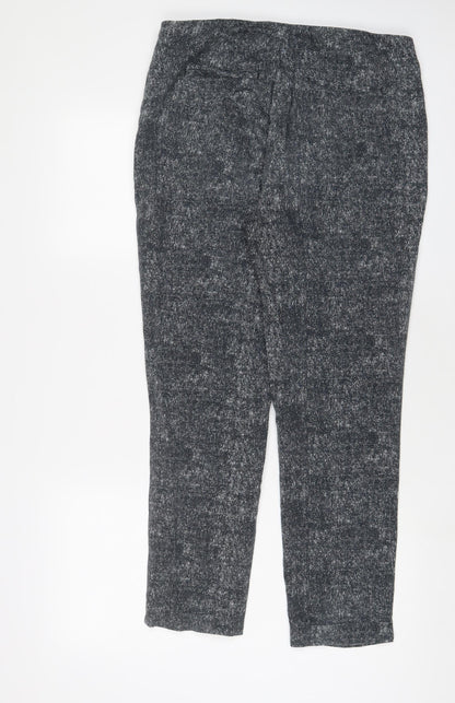 Womens UK Size 12 Marks and Spencer Regular Fit  Blue Trousers