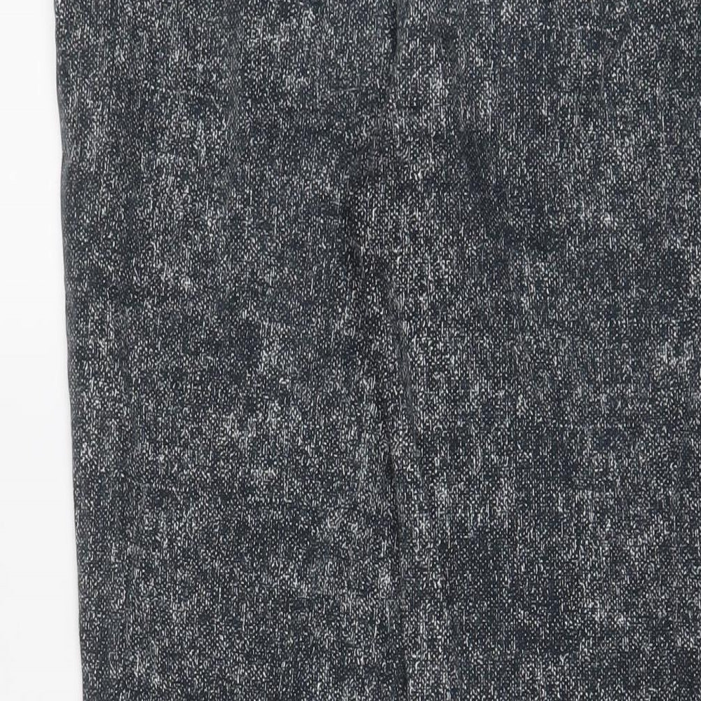 Womens UK Size 12 Marks and Spencer Regular Fit  Blue Trousers