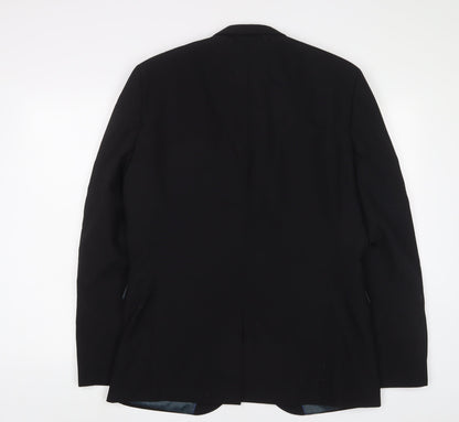 Mens UK Size 40 NEXT Regular Black Suit Jacket
