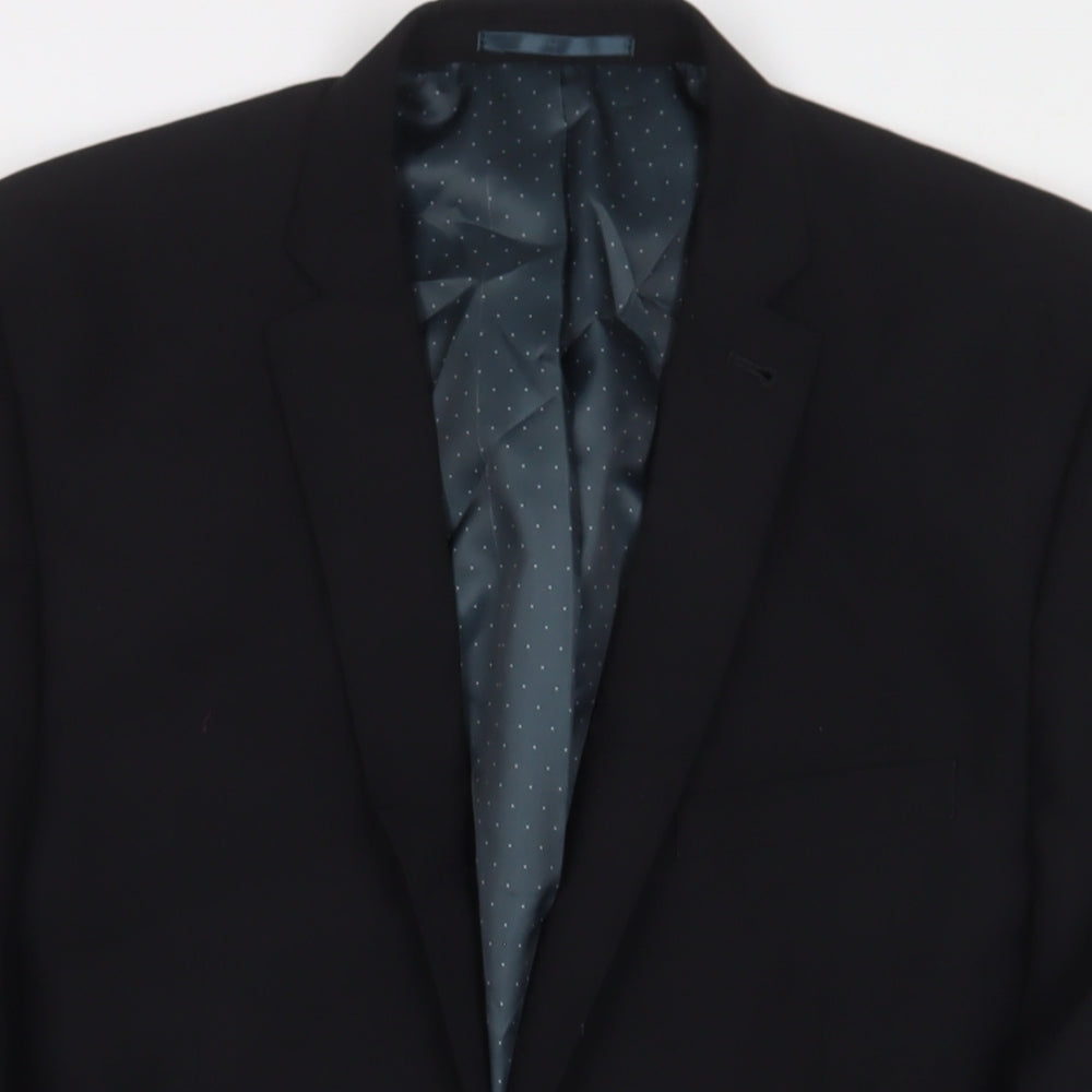 Mens UK Size 40 NEXT Regular Black Suit Jacket