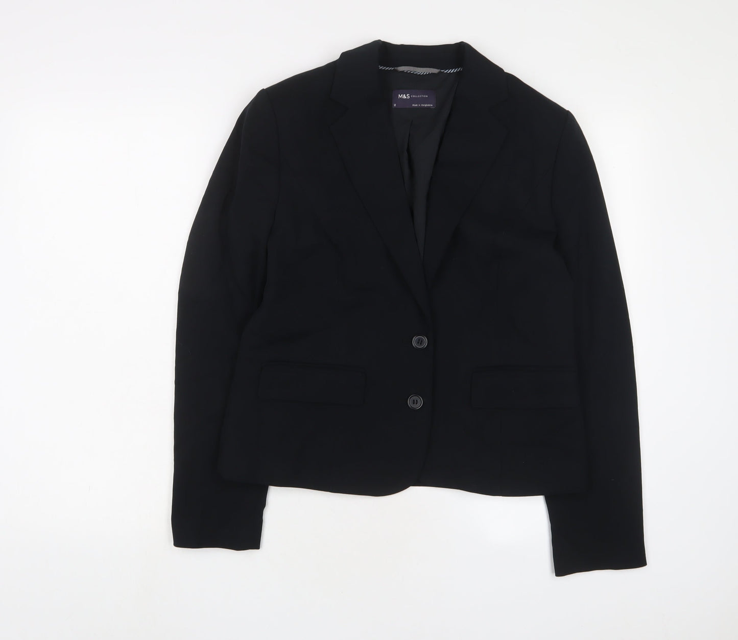 Womens UK Size 12 Marks and Spencer Black Jacket