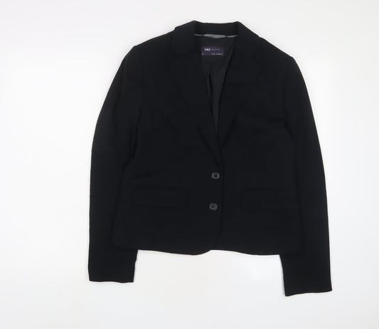 Womens UK Size 12 Marks and Spencer Black Jacket