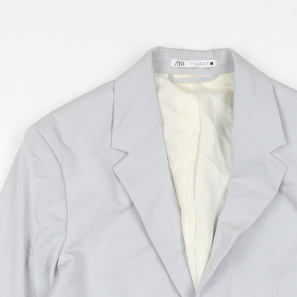 Mens UK Size 38 Zara Regular Blue Suit Jacket
