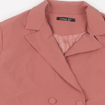 Womens UK Size 12 Boohoo Pink Jacket