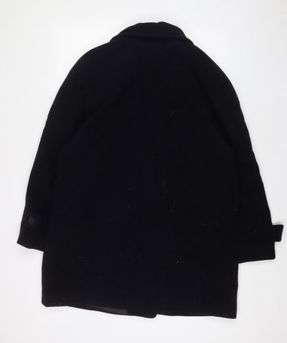 First Avenue Womens Blue Jacket Size 16 Button