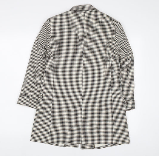 Bershka Womens Multicoloured Plaid Jacket Blazer Size L