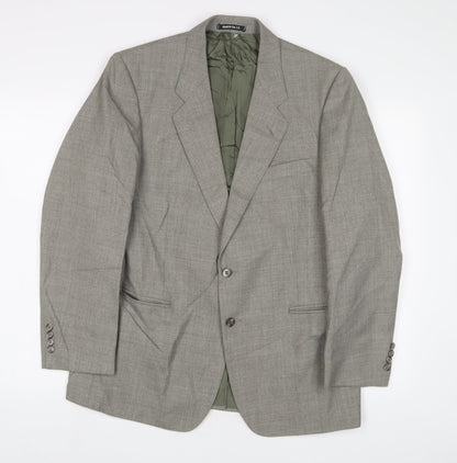Mens UK Size 40 St Michael Regular Green Suit Jacket