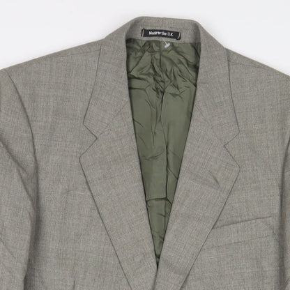 Mens UK Size 40 St Michael Regular Green Suit Jacket