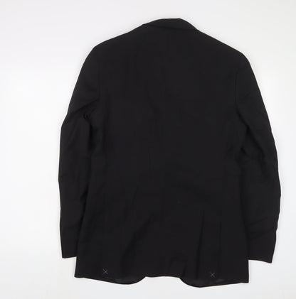 Mens UK Size 38 Marks and Spencer Regular Black Suit Jacket