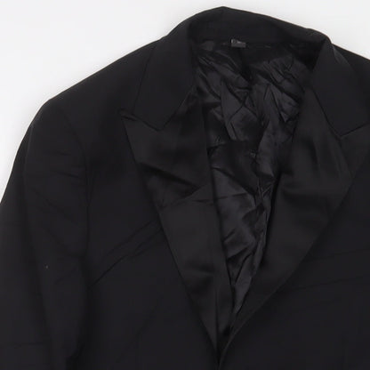 Mens UK Size 38 Marks and Spencer Regular Black Suit Jacket