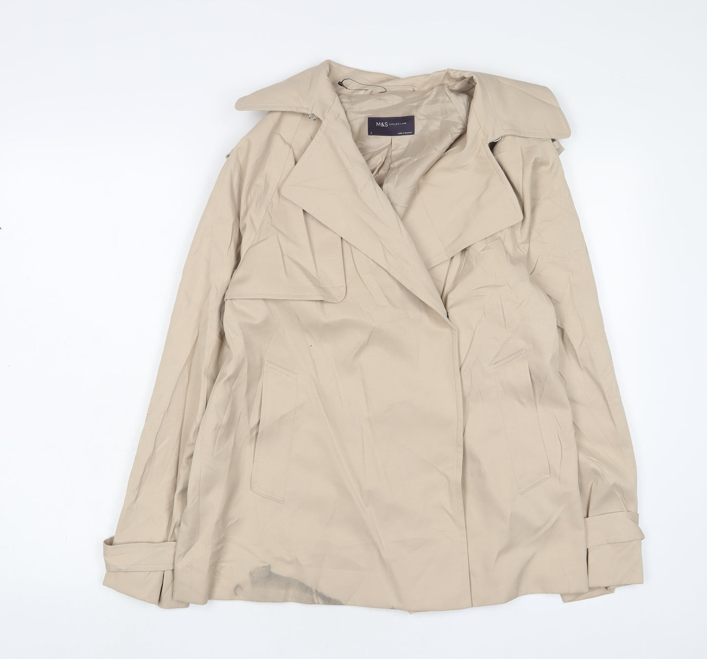 Womens UK Size 6 Marks and Spencer Beige Jacket