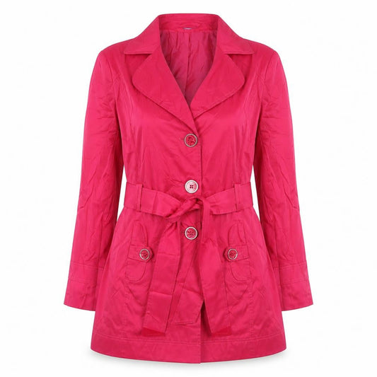 Womens UK Size 12 Autonomy Pink Overcoat Coat