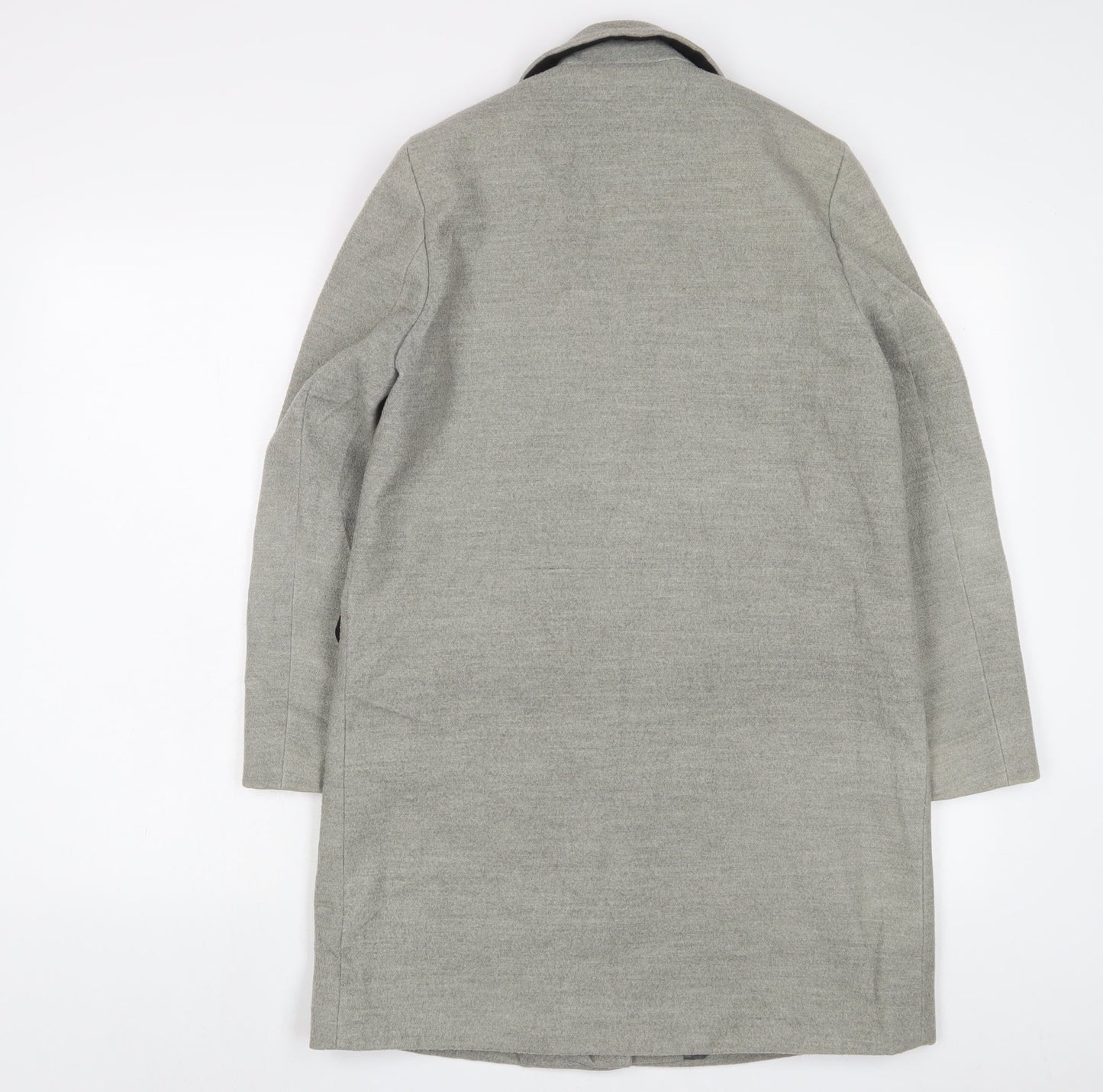 Womens UK Size 8 Topshop Grey Overcoat