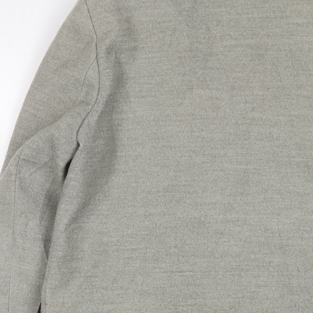 Womens UK Size 8 Topshop Grey Overcoat