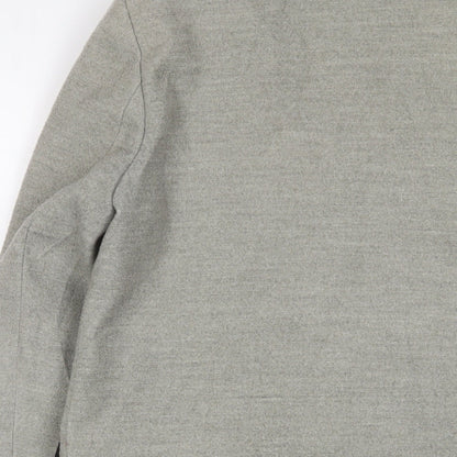 Womens UK Size 8 Topshop Grey Overcoat