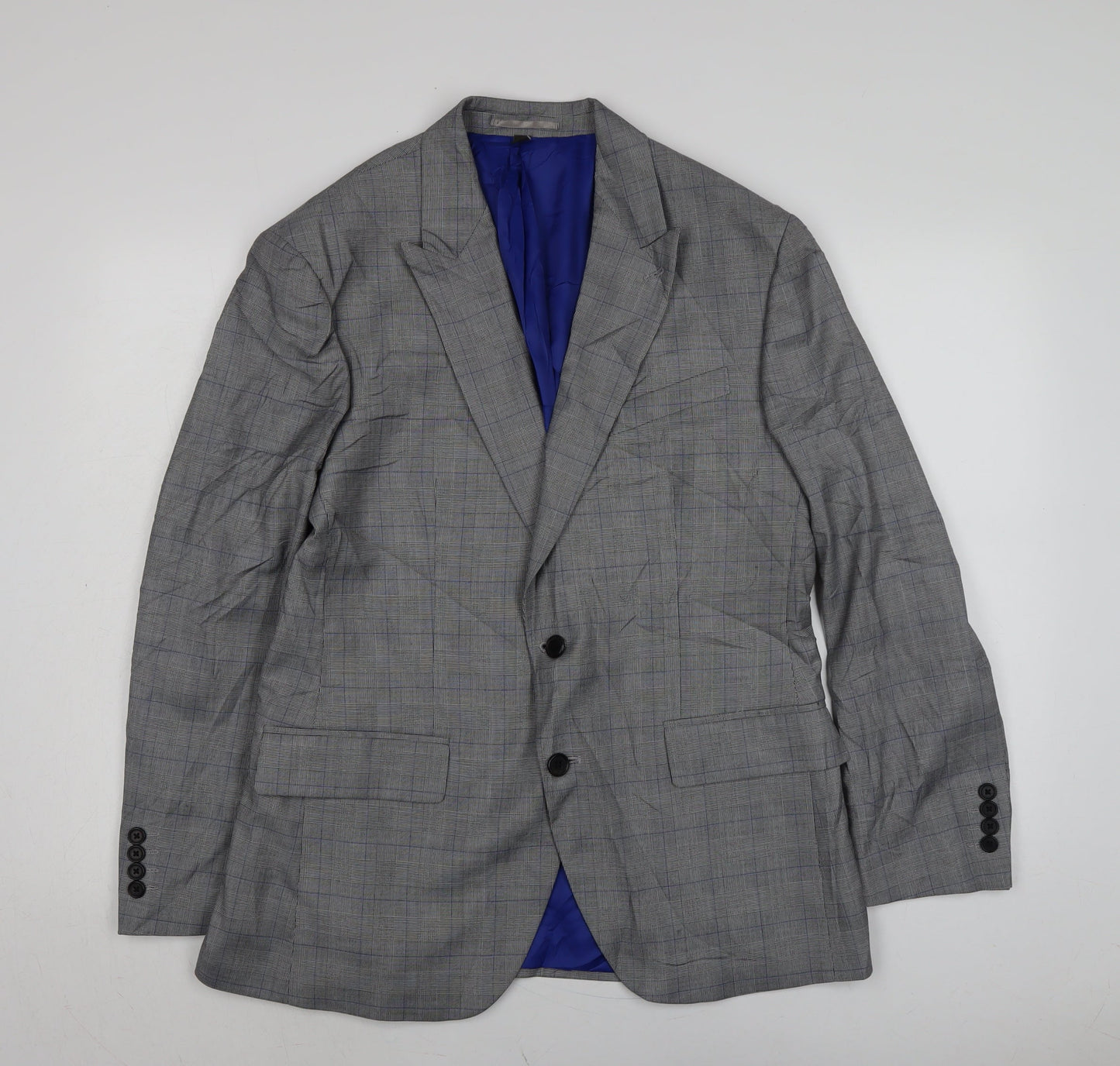 Mens UK Size 40 Marks and Spencer Regular Grey Suit Jacket