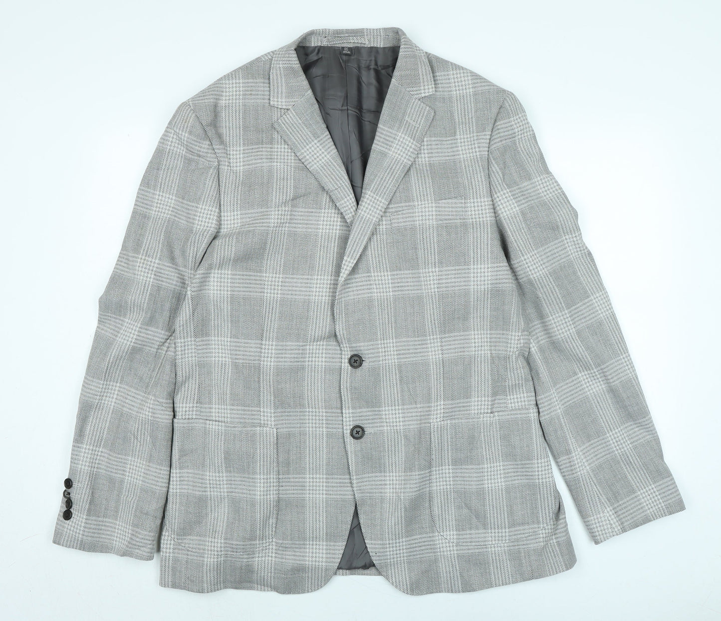 Mens UK Size 42 Marks and Spencer Regular Grey Suit Jacket