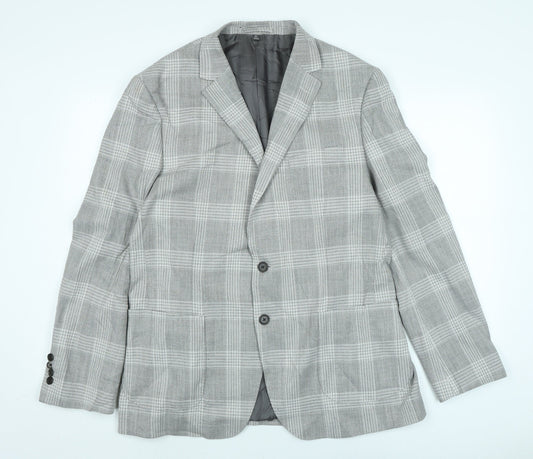 Mens UK Size 42 Marks and Spencer Regular Grey Suit Jacket